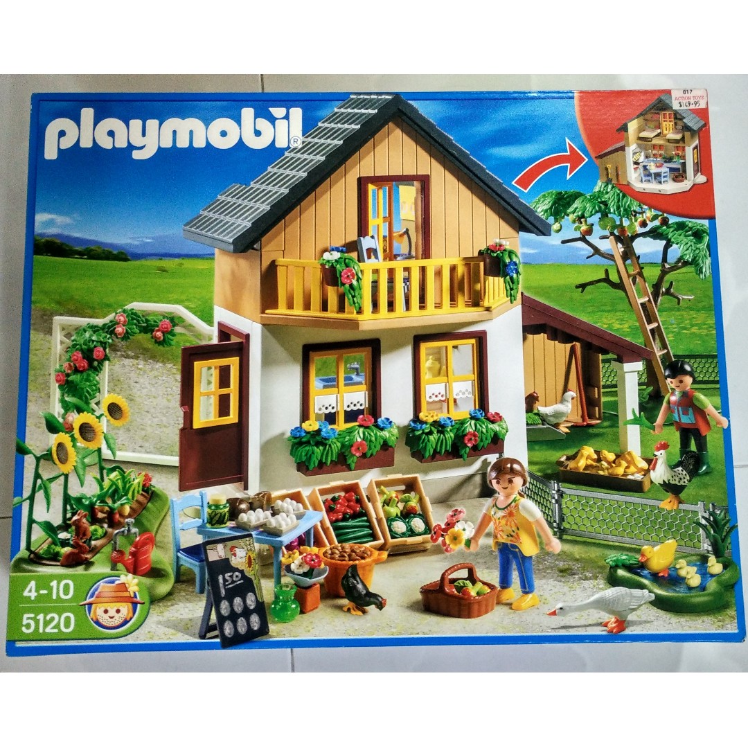 Nieuwe betekenis Wrok Blind Brand New PLAYMOBIL 5120 Farm House With Market(For 4 to 10 yrs old),  Hobbies & Toys, Toys & Games on Carousell