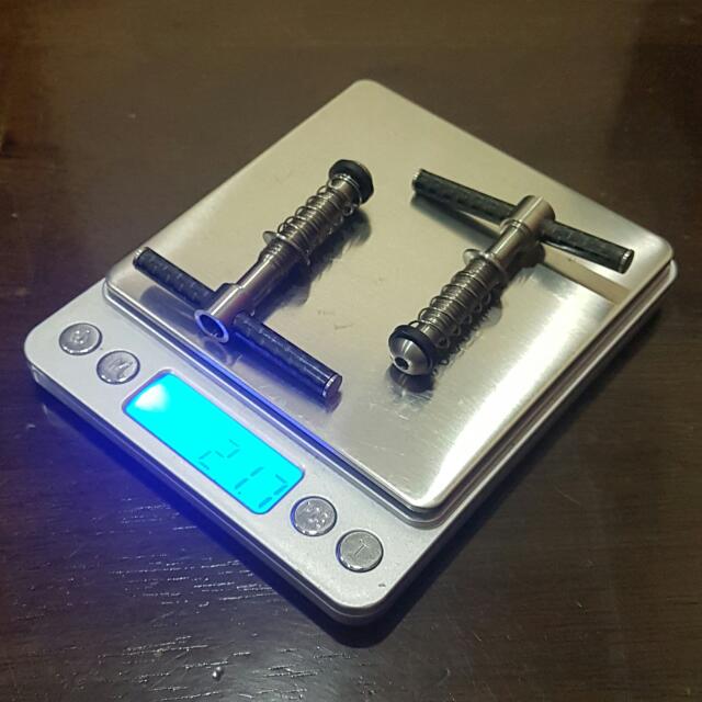 Titanium hinge clamp levers for brompton adjustable lever offset