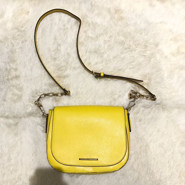 Charles N Keith Yellow Sling Bag Women S Fashion