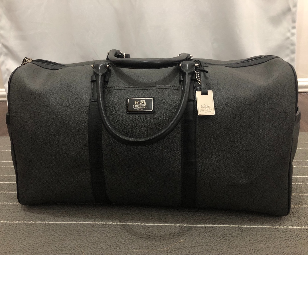 coach mens overnight bag