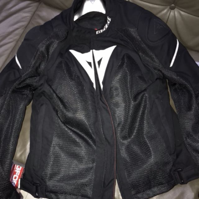 Dainese Hyper Flux Tex mesh jacket c w CE2 chest and back
