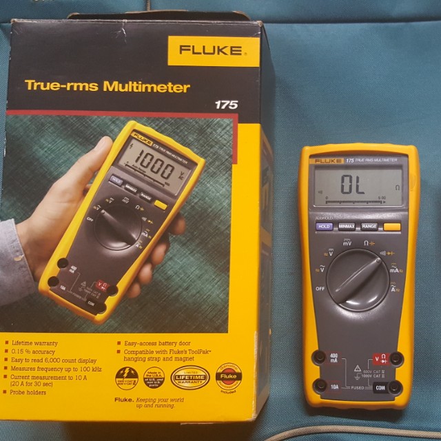 Fluke 175 Multimeter, Health & Nutrition, Health Monitors & Weighing ...
