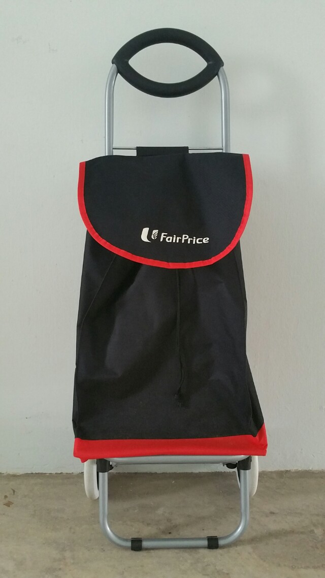 Foldable Fairprice Groceries Trolley Bag Luxury Bags Wallets