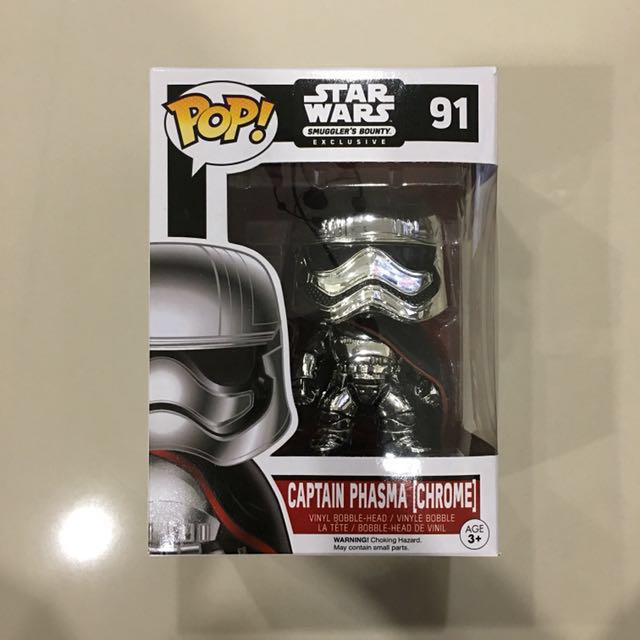 captain phasma chrome funko pop