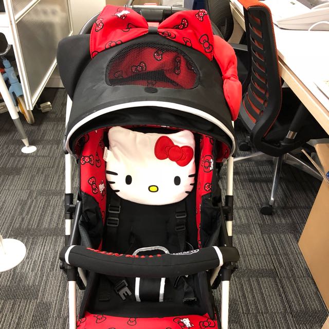 hello kitty baby stroller