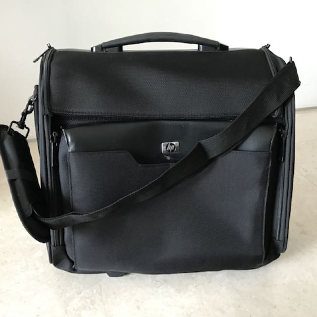 HP rolling Laptop bag Men s Fashion Bags Briefcases on Carousell