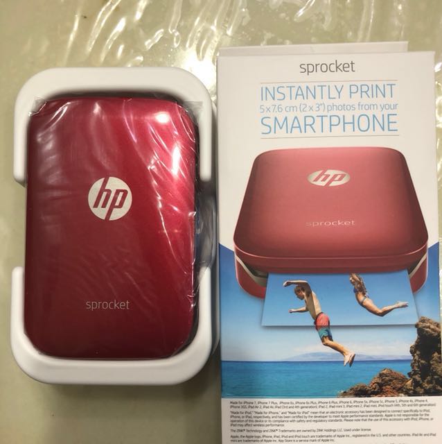 hp sprocket red