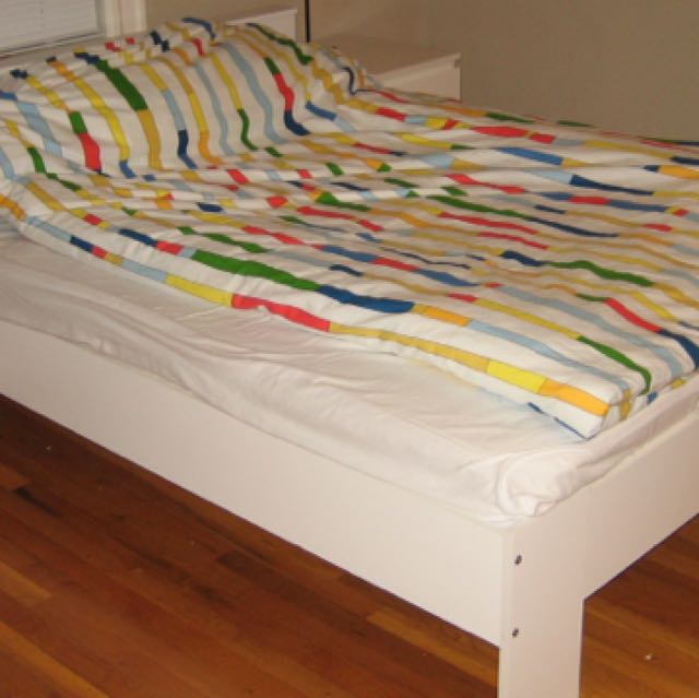 Ikea Aneboda Bed Frame Sultan Lade Slatted Bed Base Home Furniture Furniture On Carousell