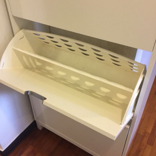 IKEA STALL Shoe Cabinet with 3 Compartments Furniture Home Living Furniture Shelves Cabinets Racks on Carousell