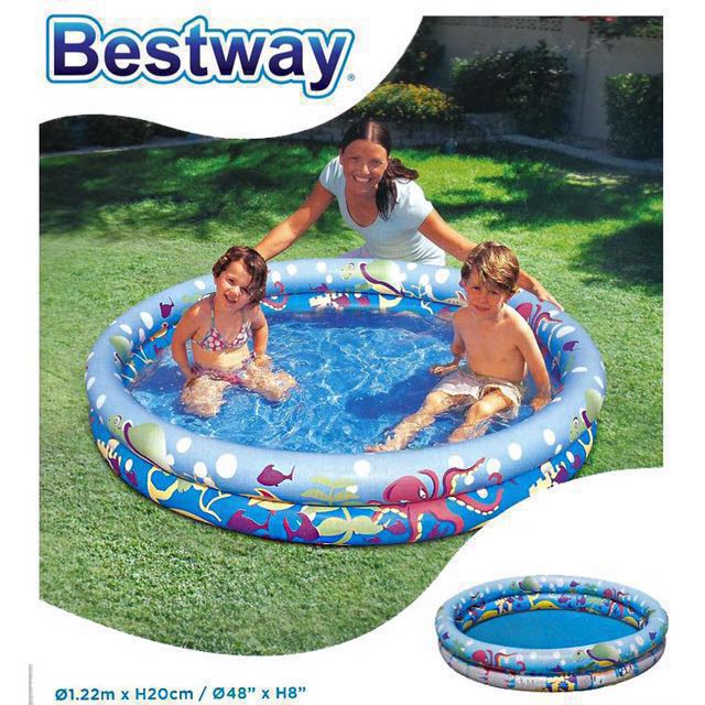 1 ring inflatable best sale pool