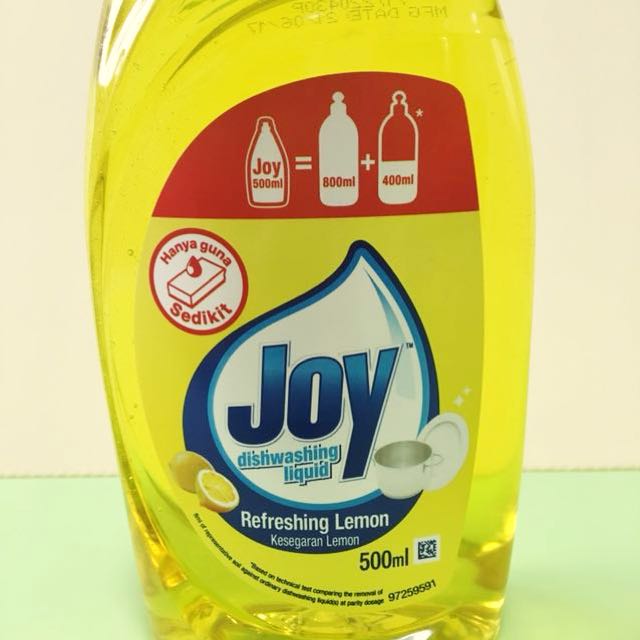 Joy Dishwashing Liquid 500ml (Refreshing Lemon), TV & Home Appliances