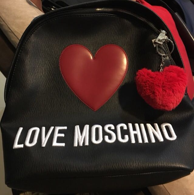 love moschino backpack red
