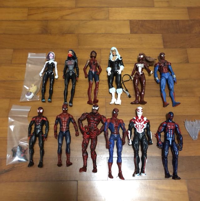 Marvel legends toybiz McFarlane spiderman spider girl lot