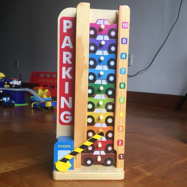 melissa and doug stack and count parking garage