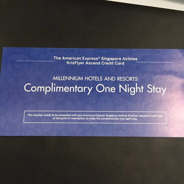 Millenium Hotel and Resort stay for 1 night free, Entertainment, Gift