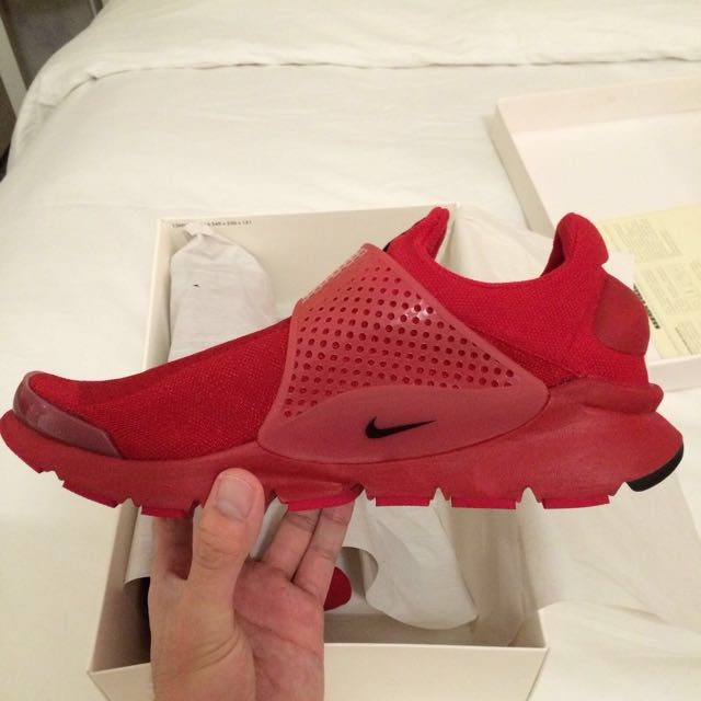 All red nike cheap sock dart