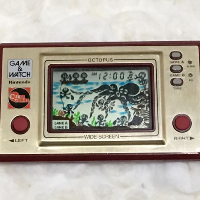 Nintendo Game And Watch Octopus Wide Screen Toys Games Video