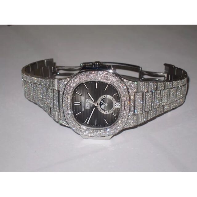 Patek Philippe Nautilus 5711 Full Iced Out Luxury Watches On Carousell