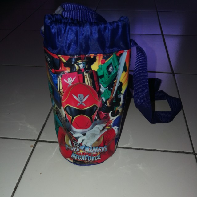 Power Rangers school bag, pencil case and bottle holder, Babies & Kids
