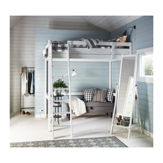 StorÅ Loft Bed Frame Ikea Mattress Included Furniture Beds Photo