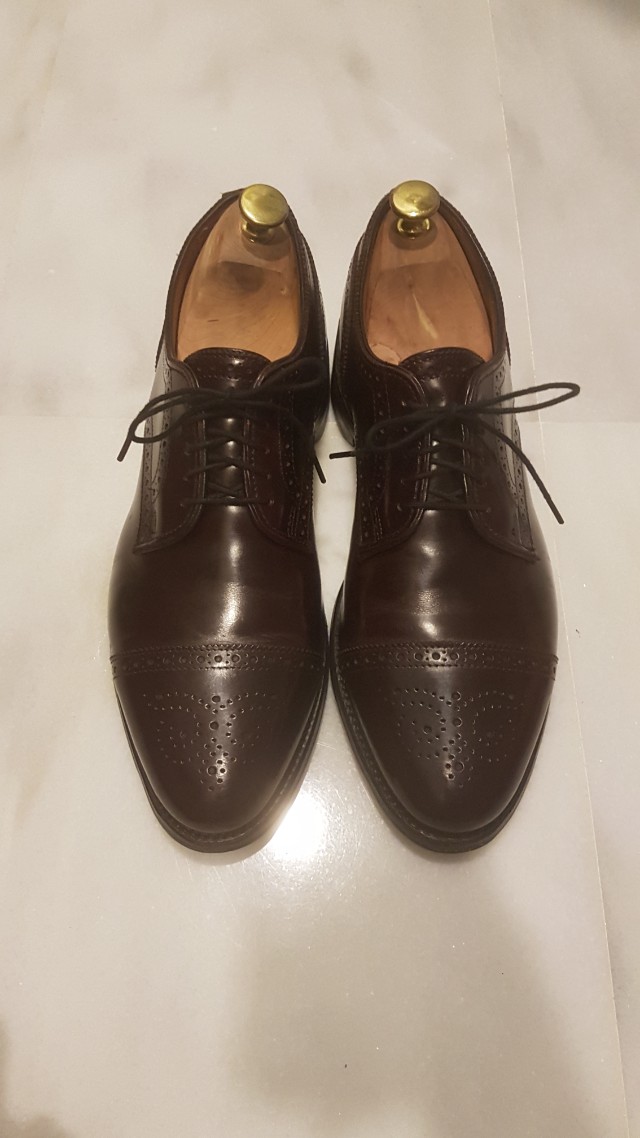Allen Edmonds Sanford in Burgundy US8.5 UK7.5 Men s Fashion