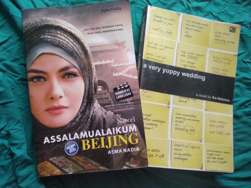 Assalamualaikum Beijing By Asma Nadia Dan A Very Guppy Wedding By Ika Natassa Buku And Alat Tulis 6280