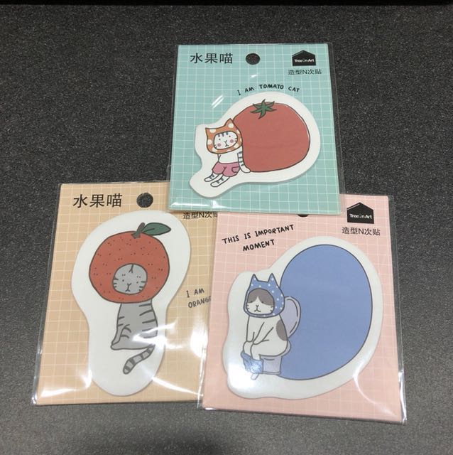 Assorted Post Its (Category: Stationery & School Supplies) located in Singapore. Submitted by w.enz (Listing ID 143065949, Image 3). Description: Post Its with assorted designs, swipe to see 1 for $2 Any 3 for $5 #post #it #notepad #animals #cats #pig #bear .