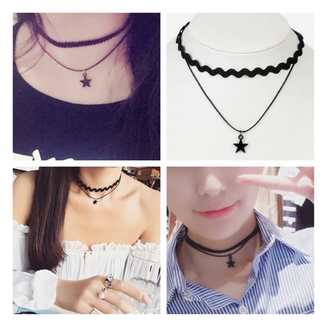 Black star choker hot sale