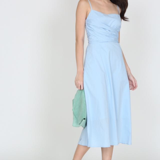 baby blue cami dress