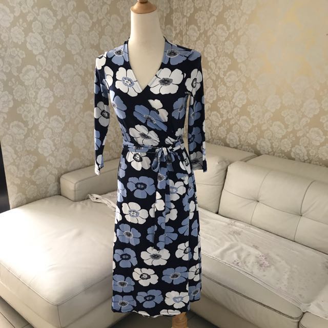 laura ashley wrap dress