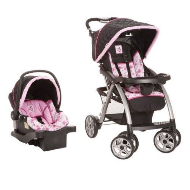 disney minnie mouse stroller and carseat