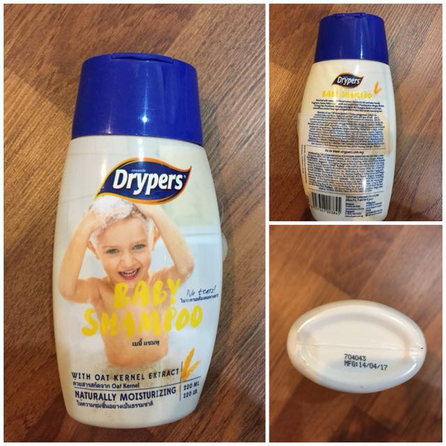 drypers baby shampoo