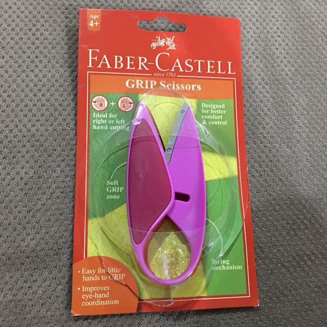Faber Castell Grip Scissors Design Craft Craft Supplies Tools On Carousell Bionic women's performance grip golf glove. faber castell grip scissors