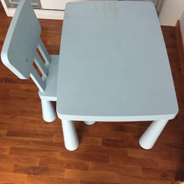 IKEA kids' table and chair, Babies & Kids, Baby Nursery & Kids