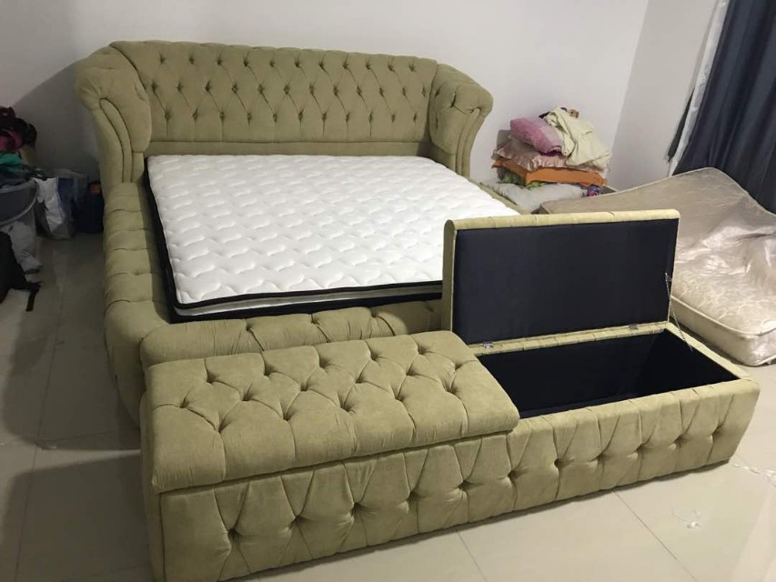 Katil cheap divan king