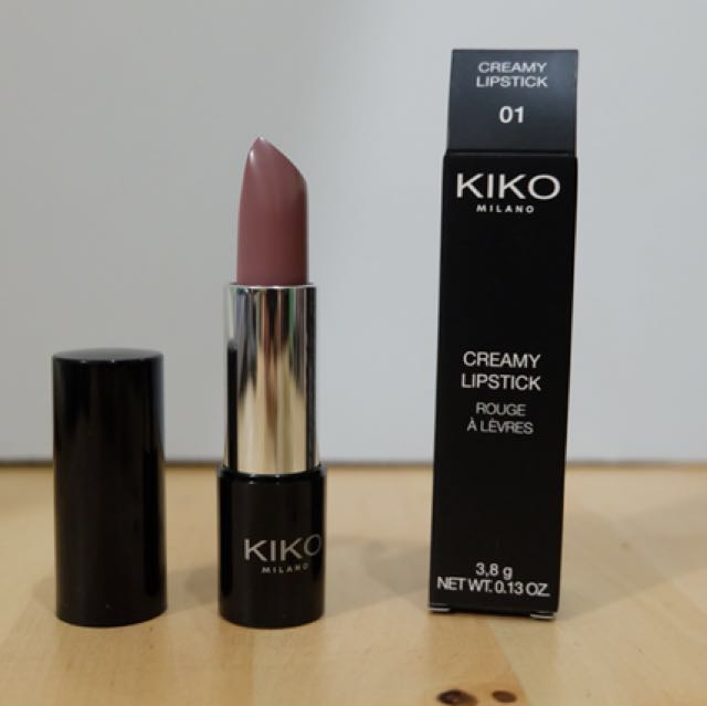 Kiko Creamy Lipstick 01 Rosy Taupe On Carousell
