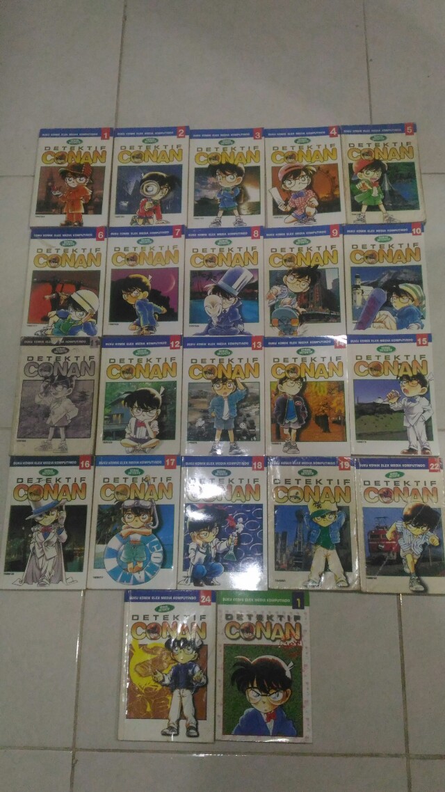 Komik Detektif Conan No 1 19 22 24 Buku Alat Tulis Komik Dan Manga Di Carousell