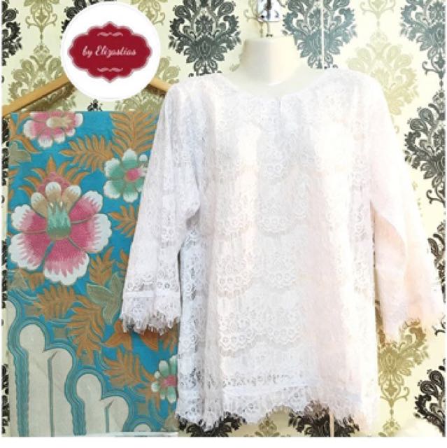  Lace  kurung  kebaya  batik  cotton songket Fesyen 