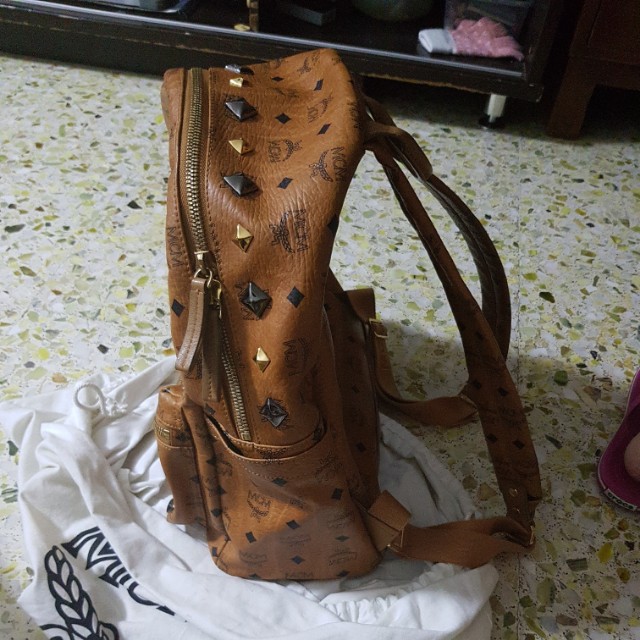 MCM Backpack with studs (Category: Backpacks) located in Singapore. Submitted by fiestar444 (Listing ID 147463552, Image 2). Description: .