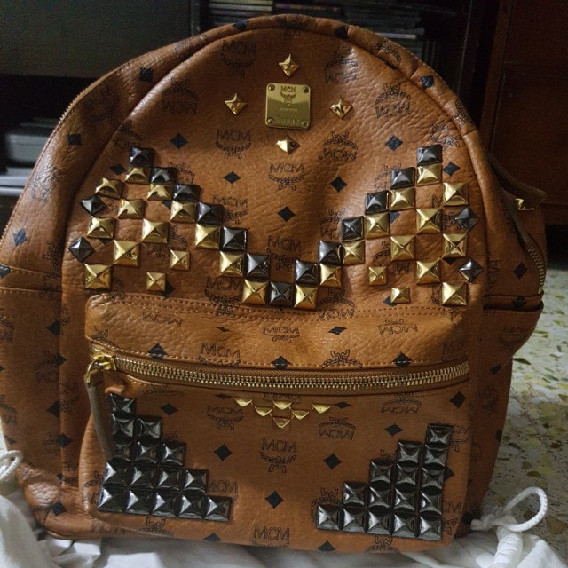 MCM Backpack with studs (Category: Backpacks) located in Singapore. Submitted by fiestar444 (Listing ID 147463552, Image 3). Description: .