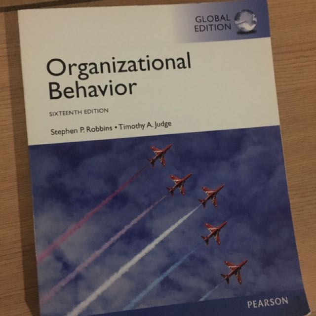 Organizational Behaviour 16th Edition By Stephen P Robbins And