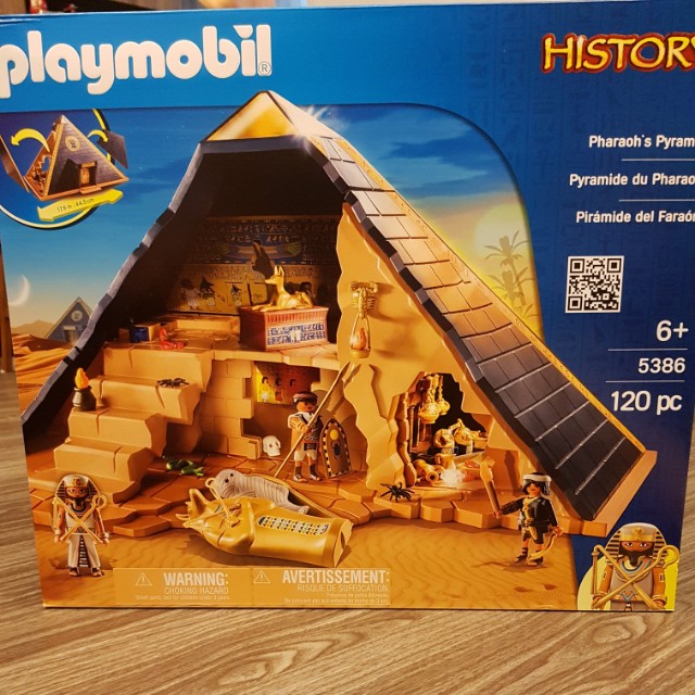 Playmobil Egyptian Pyramid 5386 Pharaoh's Pyramid Hidden Tombs and Traps  extras