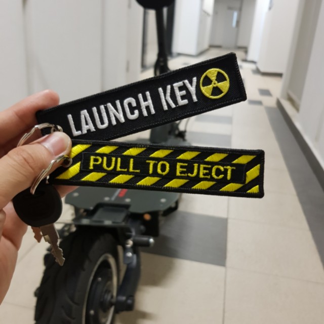 Pull To Eject Key Tag (Category: Other PMDs & Parts) located in Singapore. Submitted by itemforsale (Listing ID 147315519, Image 4). Description: Nothing much to descibe, a cool key tag. Limited stocks, get yours before it runs out! 1 for $3 Length: 13cm Width: 3cm Tags: Dualtron Ultra Limited Ltd Exs 2S Speedway Inokim Passion Keychain Key Chain Key Tag Key Keys.