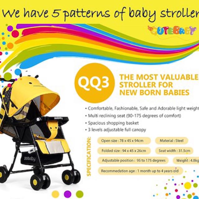 bumble bee stroller