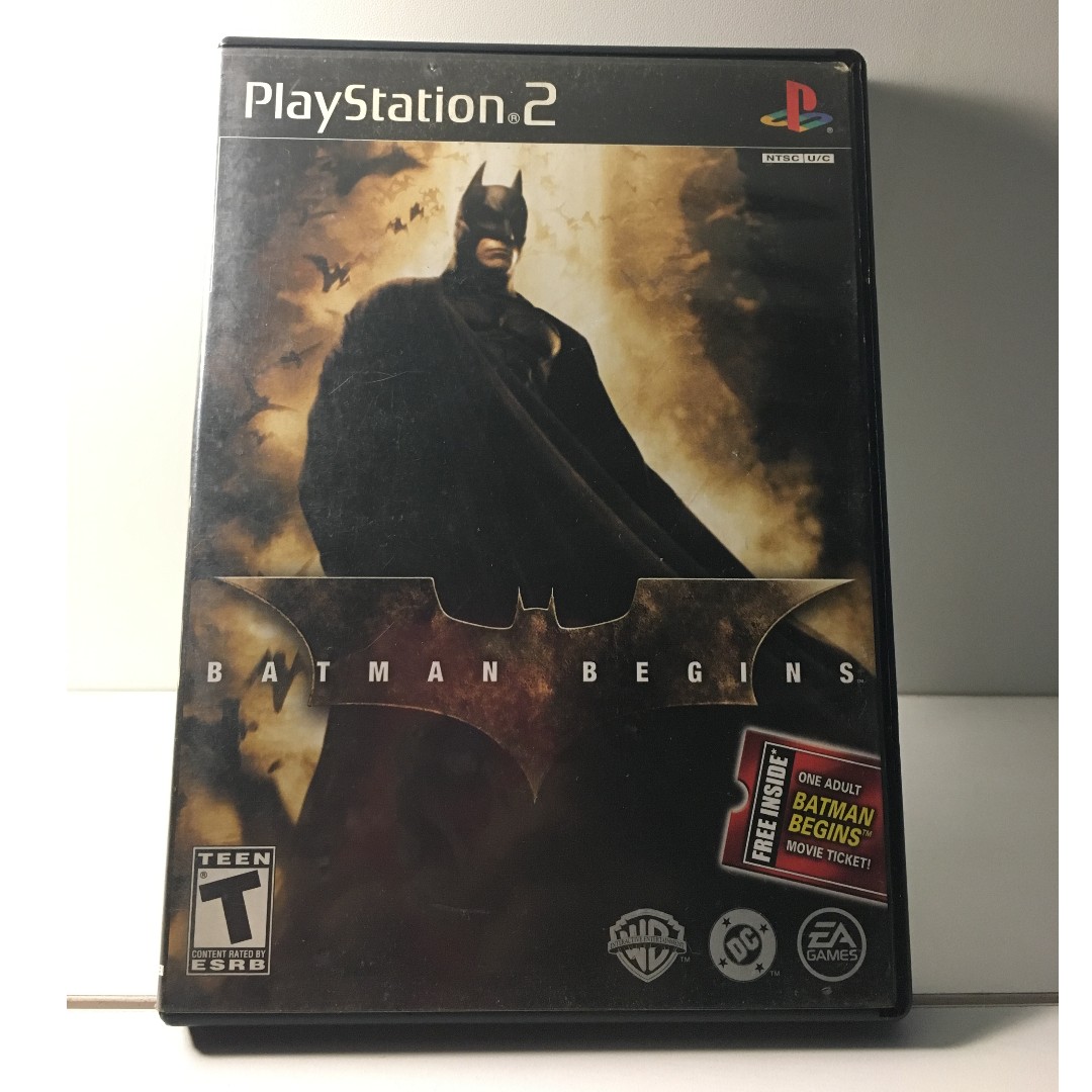 Sony PlayStation 2 - Batman Begins, Video Gaming, Video Games, PlayStation  on Carousell