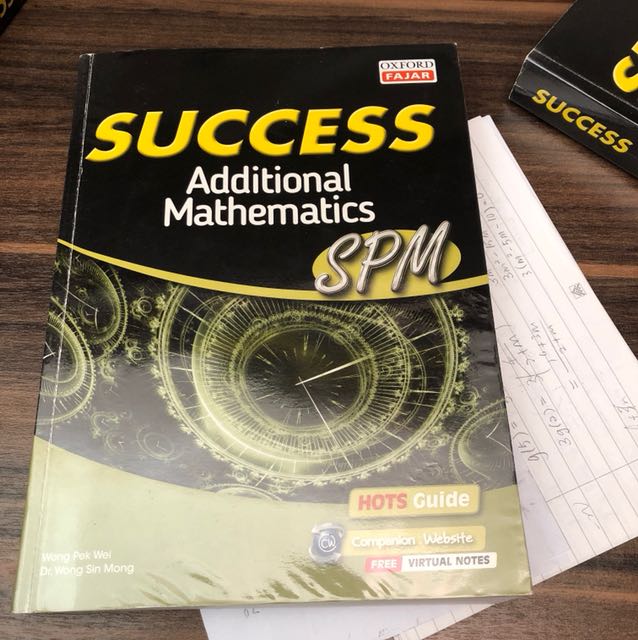 Success Additional Mathematics Spm Textbooks On Carousell