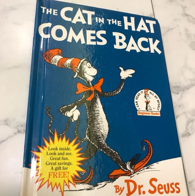 The Cat In The Hat Comes Back By Dr Seuss Hardcover Books Stationery Children S Books On Carousell