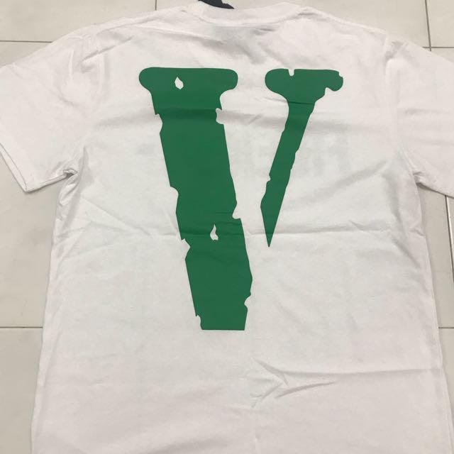 Vlone Friends Tee Green Men s Fashion Tops Sets Tshirts Polo Shirts on Carousell