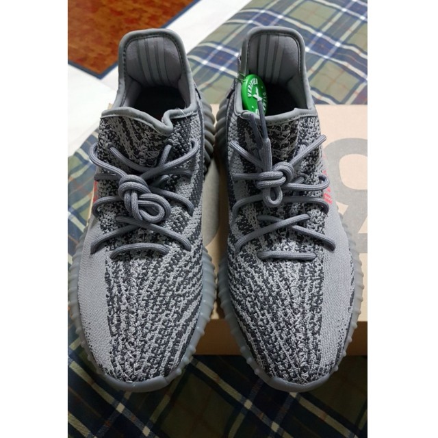 Gray Clouds Adidas Yeezy boost 350 V2 Bold Orange Beluga 2