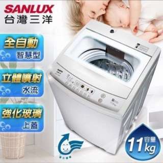 台灣三洋媽媽了11公斤洗衣機ASW-110HTB